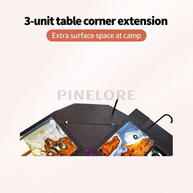 PINELORE Aluminum Corner Table Extension