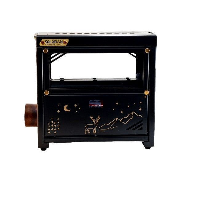 PINELORE Half-Unit Viewing-Flame Gas Stove — Blemished Prototype
