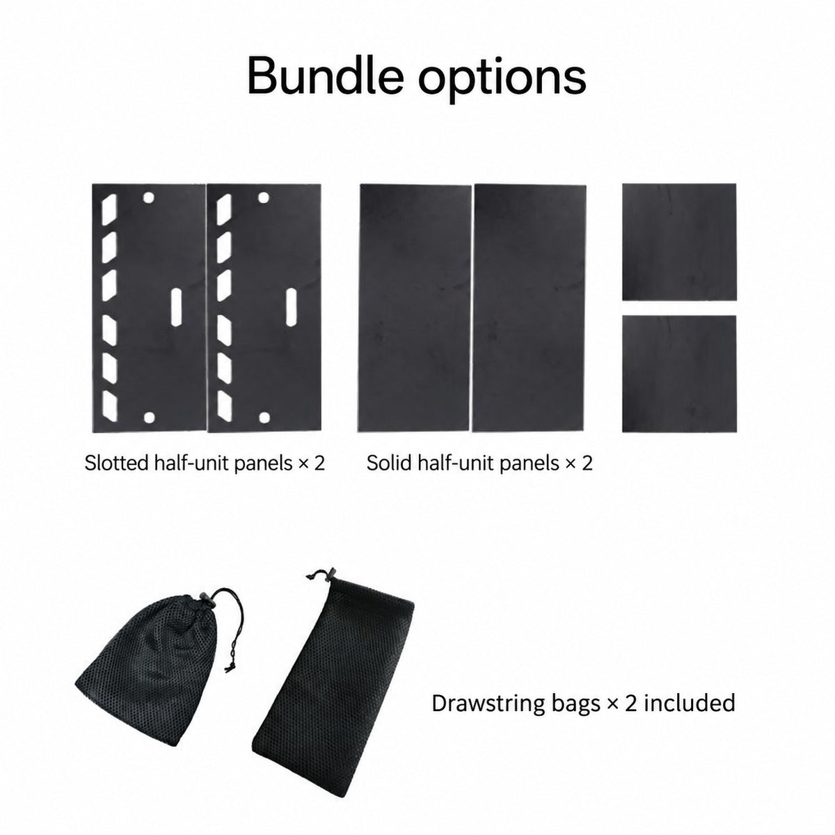 PINELORE Modular Table Panels & Edge Rails