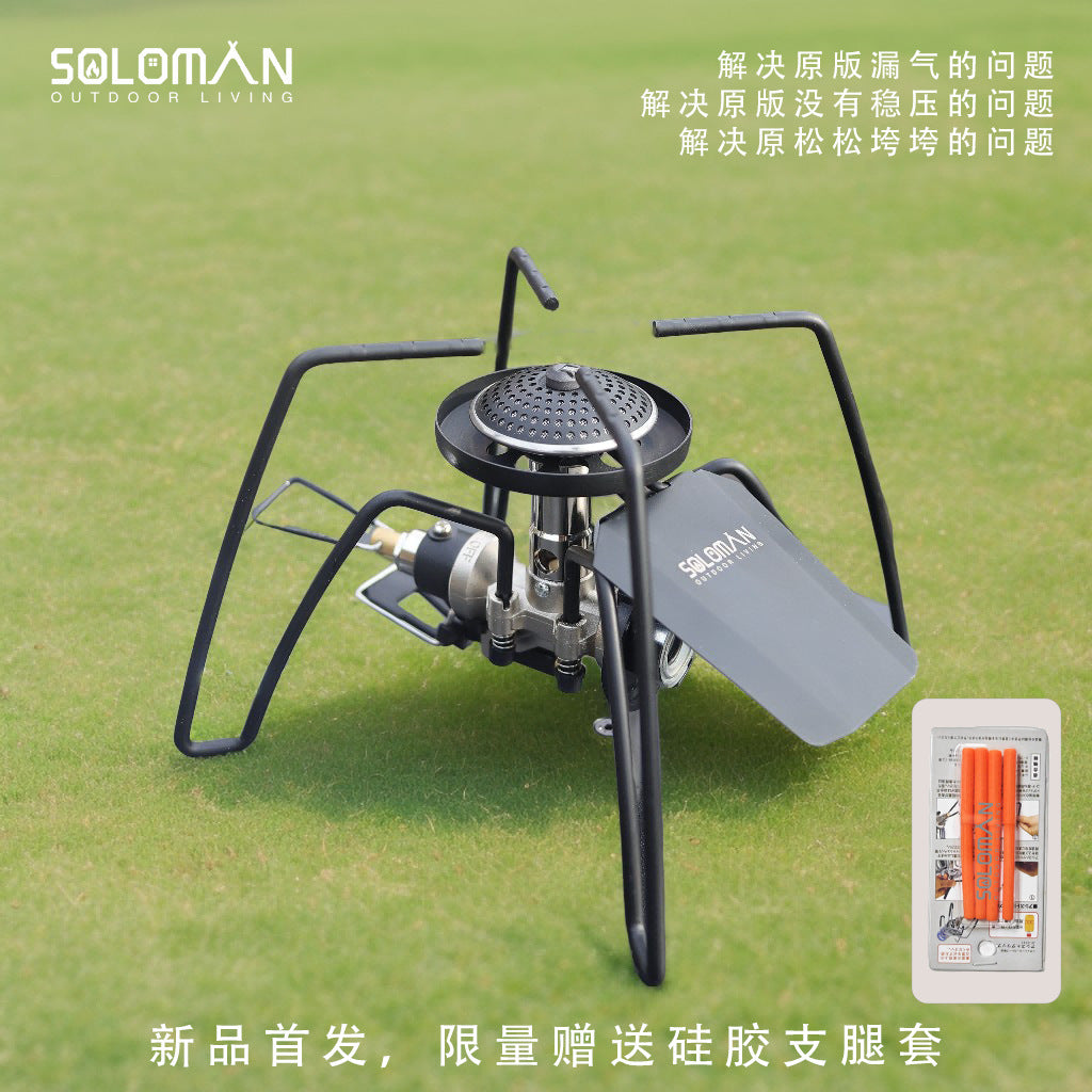 PINELORE Folding Remote-Canister Camp Stove