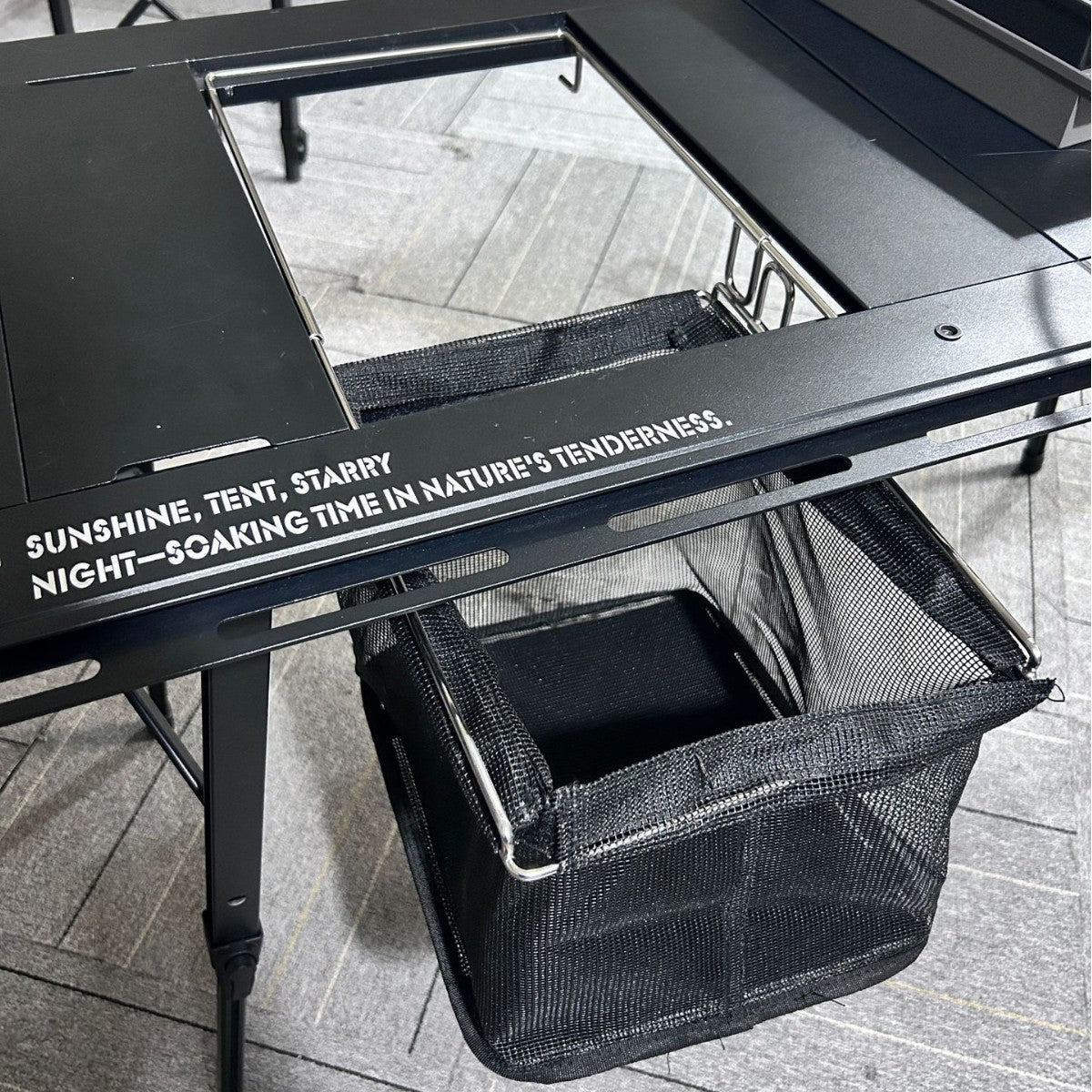 PINELORE Slide-Out Stainless Steel Draining Basket