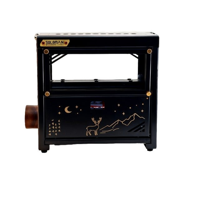 PINELORE Half-Unit Viewing-Flame Gas Stove — Blemished Prototype