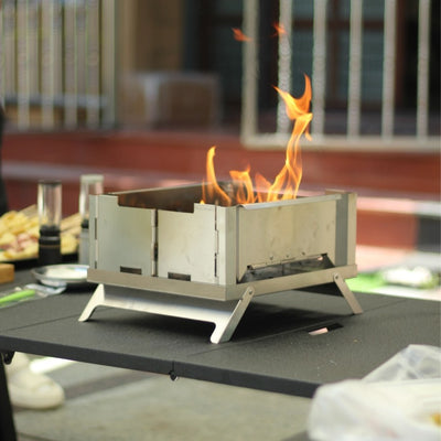 PINELORE Large Folding Charcoal Grill