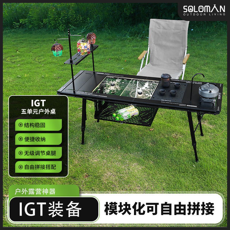 PINELORE 5-Unit Folding Camp Table