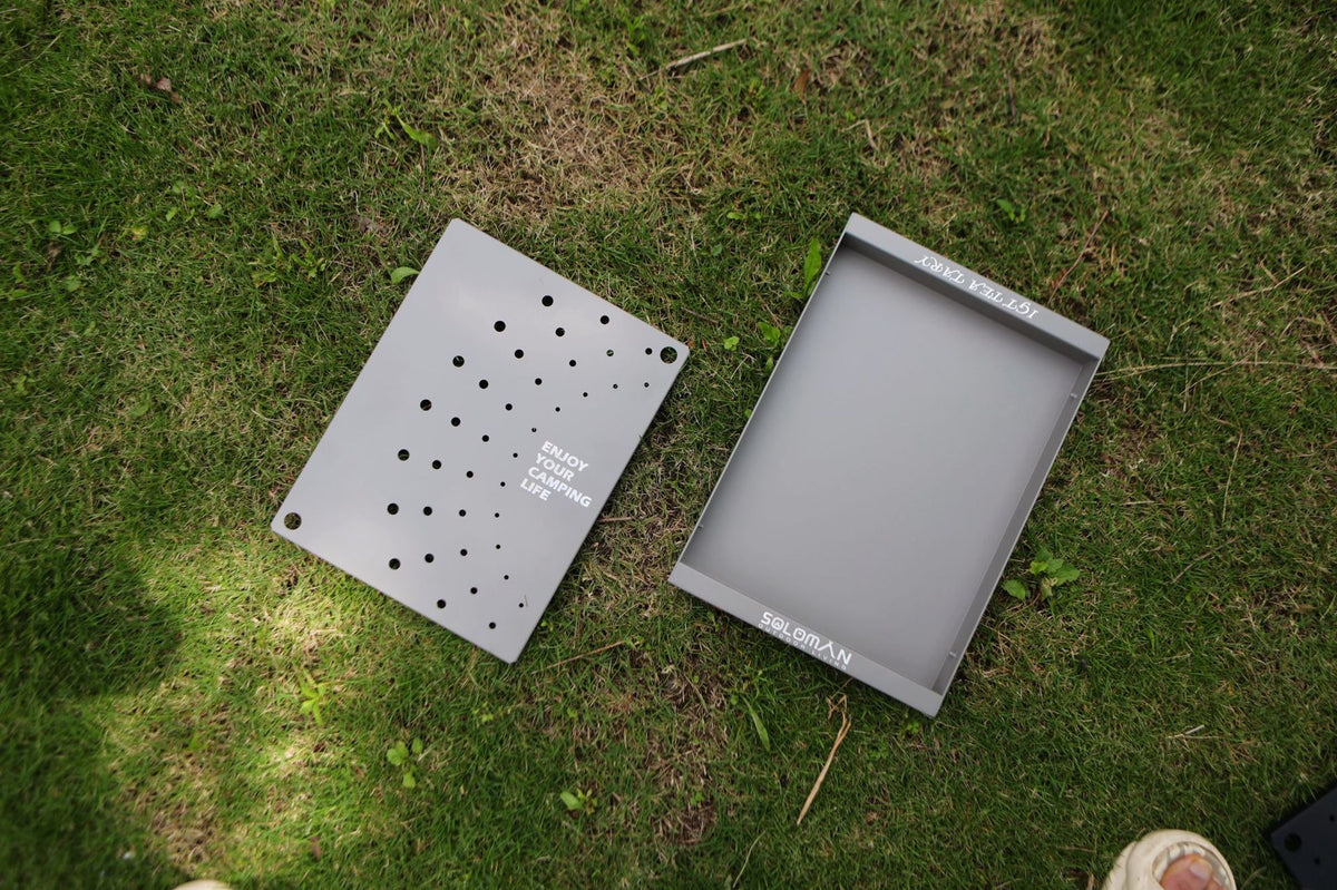 PINELORE 1-Unit Aluminum Tea Tray