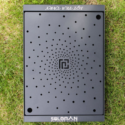 PINELORE 1-Unit Aluminum Tea Tray