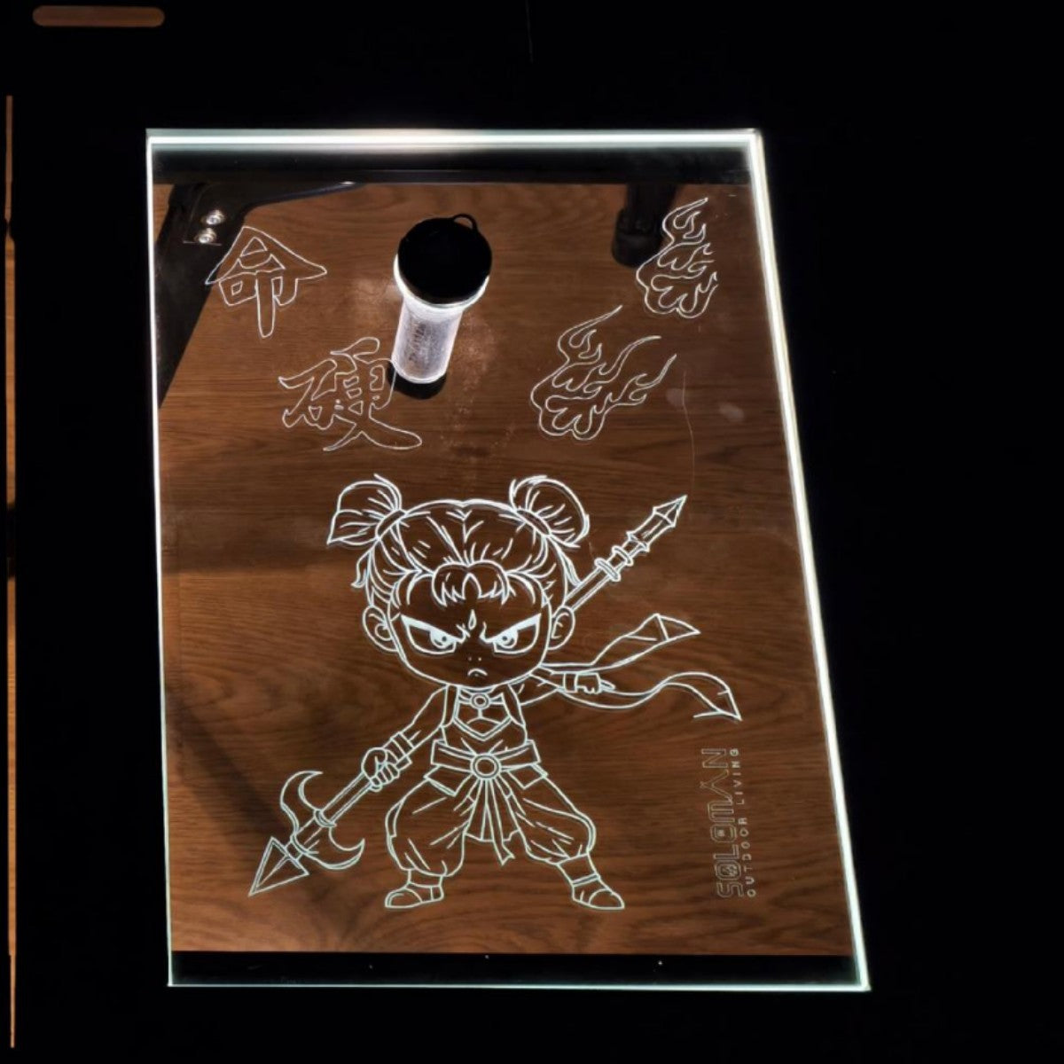 PINELORE 1-Unit Ambient Display Panel — Custom Edition B
