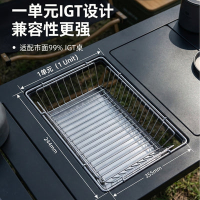 PINELORE 1-Unit Folding Draining Basket