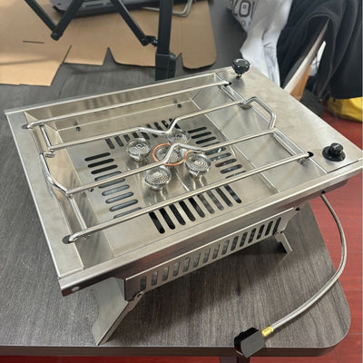 PINELORE 1-Unit Recessed Five-Burner Gas Stove