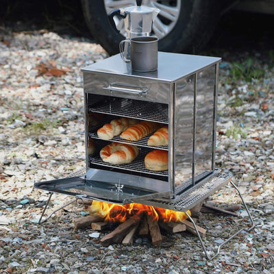 PINELORE Folding Camp Oven