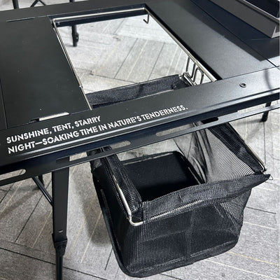PINELORE Slide-Out Stainless Steel Draining Basket