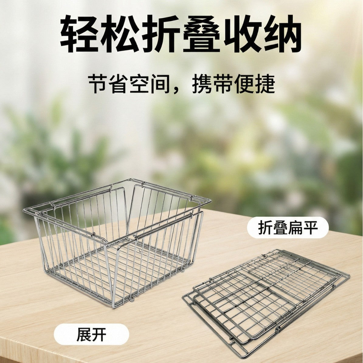 PINELORE 1-Unit Folding Draining Basket