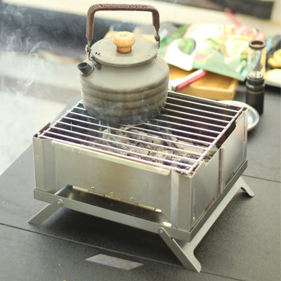 PINELORE Large Folding Charcoal Grill