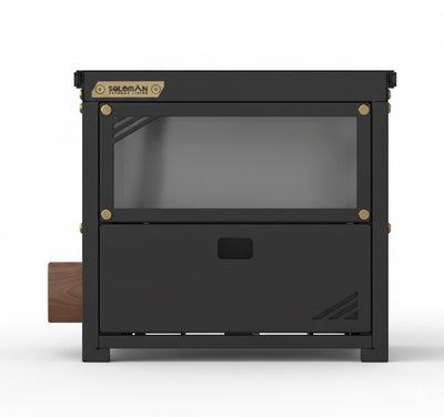 PINELORE Half-Unit Viewing-Flame Gas Stove — Blemished Prototype