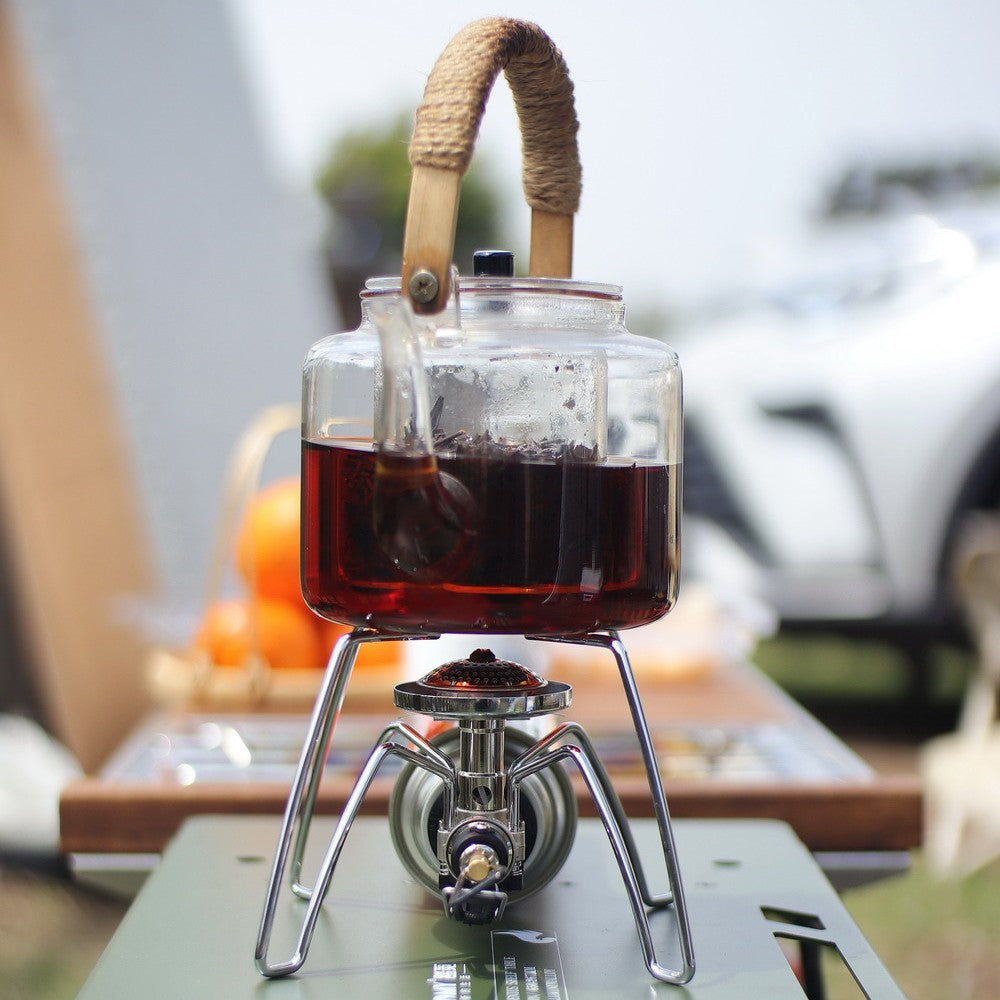 PINELORE Folding Remote-Canister Camp Stove