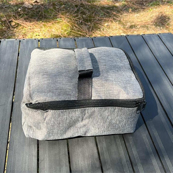 PINELORE Walnut-Style Portable Gas Stove & Griddle
