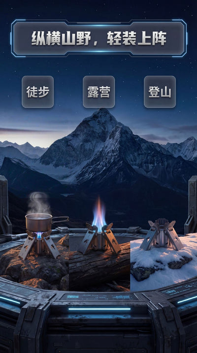 PINELORE Mini Alcohol Camp Stove